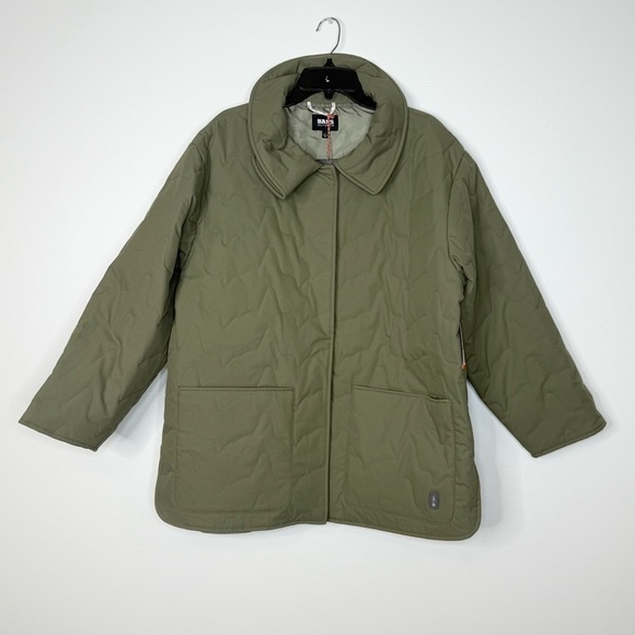 NWT BASS OUTDOOR Women's Quilted Long-Sleeve Jacket Green Large - Picture 2 of 7